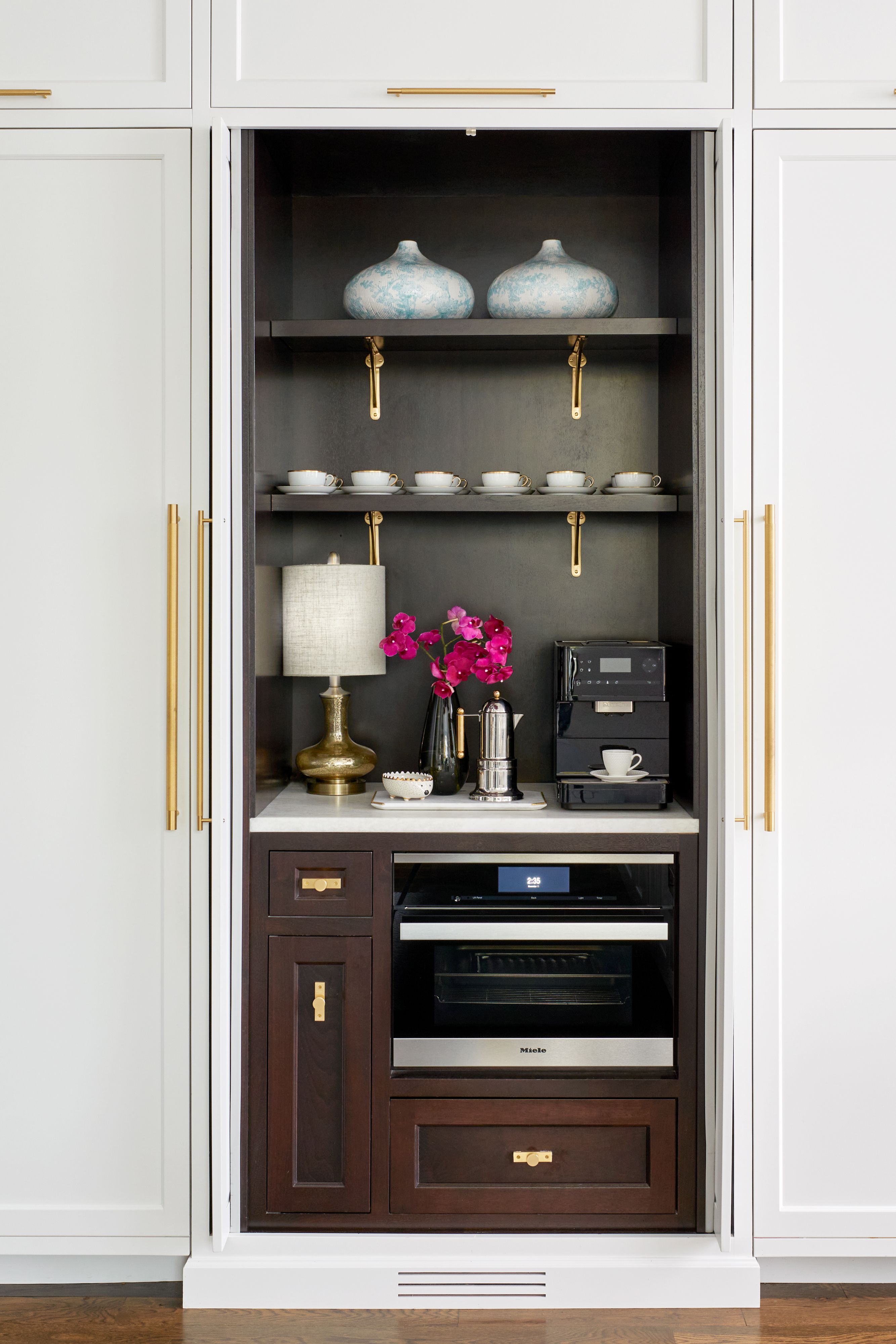 luxury hotel fancy coffee station