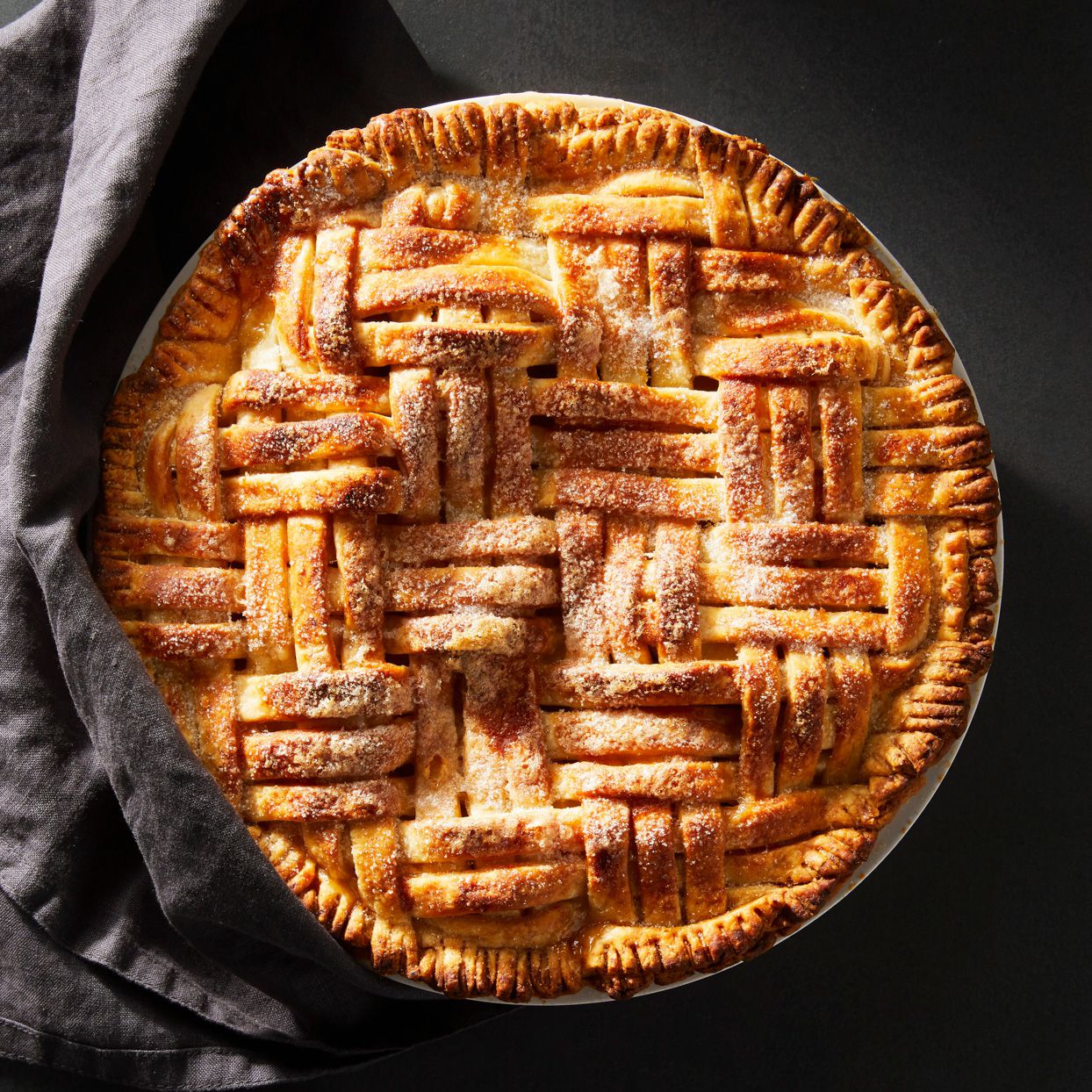 Maple Bourbon Apple Pie