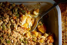 Roasted Pumpkin Cream Cheese Crisp