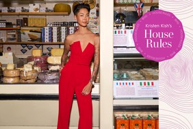 kristen kish in red jumpsuit