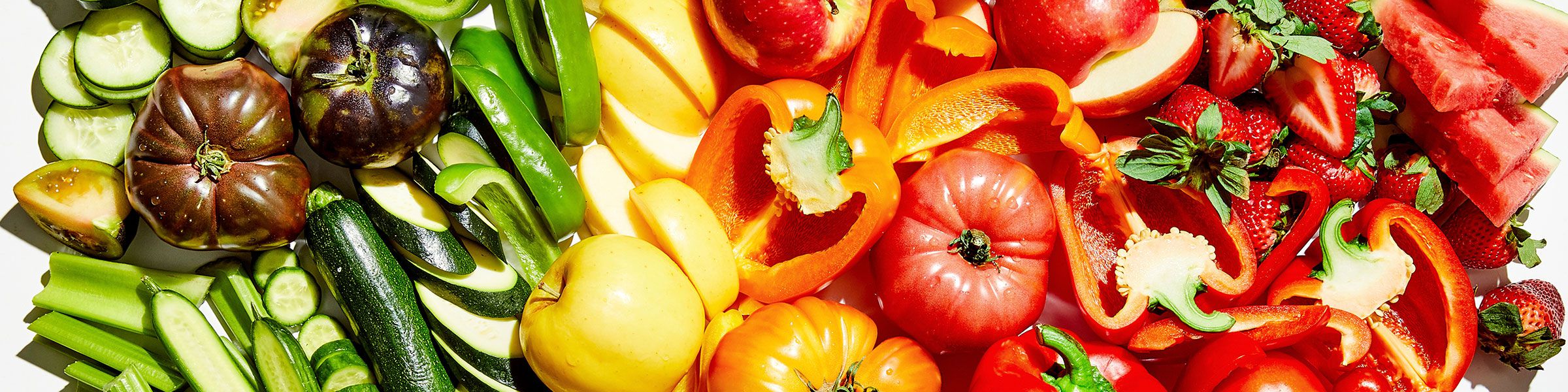 Fresh vegetables and fruits